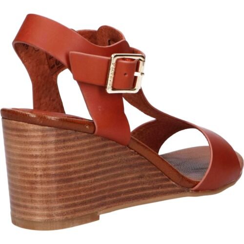 Woman Sandals KICKERS 930950 50 KICK VOLAGE BURNISH 93 MARRON klinove sandale 2