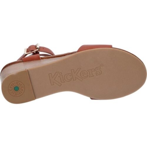 Woman Sandals KICKERS 930950 50 KICK VOLAGE BURNISH 93 MARRON klinove sandale 4