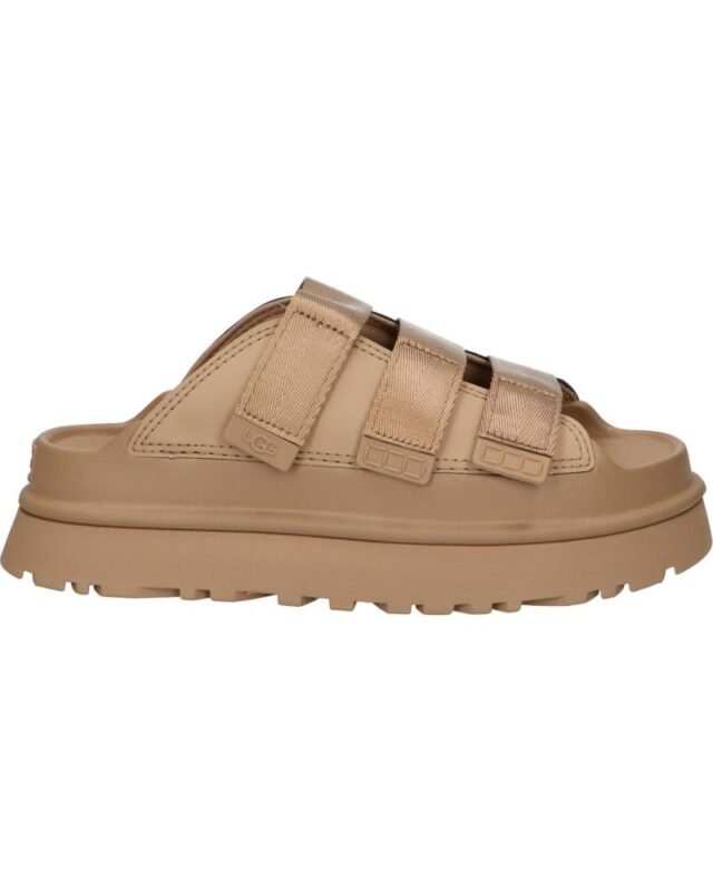 UGG damske sandale 1167430 GOLDENGLOW SLIDE DARK SAND