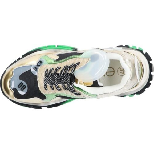 Woman Trainers EXE 22E10 3 PU BLACK GOLD damske tenisky luxusne 3