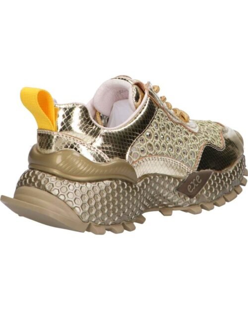 EXE Dámske luxusne tenisky Woman Trainers 3020-1 GOLD zlate - Image 4