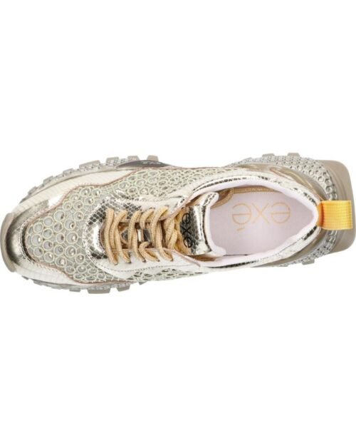 EXE Dámske luxusne tenisky Woman Trainers 3020-1 GOLD zlate - Image 5