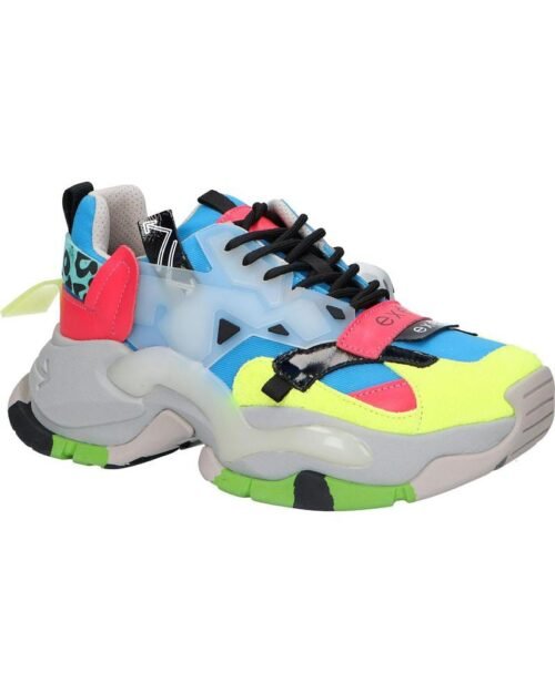 EXE Dámske luxusne tenisky Woman Trainers 901-2 LEATHER BLUE