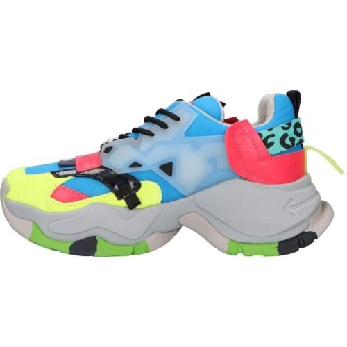 Woman Trainers EXE 901 2 LEATHER YELLOW BLUE damske luxusne tenisky exe 1