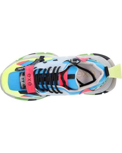 EXE Dámske luxusne tenisky Woman Trainers 901-2 LEATHER BLUE - Image 5