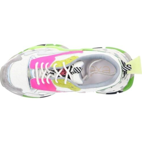 Woman Trainers EXE 901 3 LEATHER GREY SILVER luxusne tenisky 4