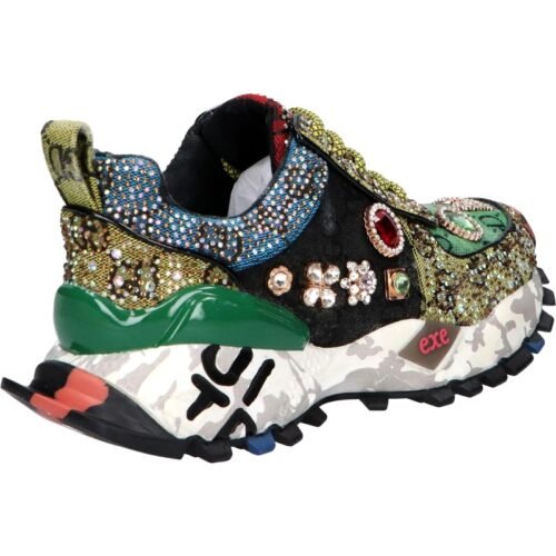 Woman Trainers EXE SY24 6 LEATHER GREEN BLACK luxusne tenisky 2