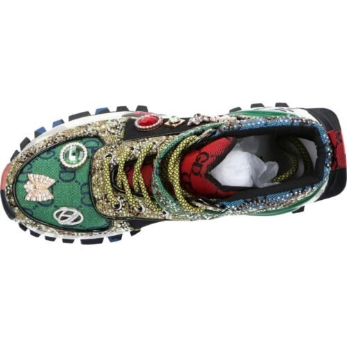 Woman Trainers EXE SY24 7 LEATHER GREEN BLACK luxusne tenisky 3