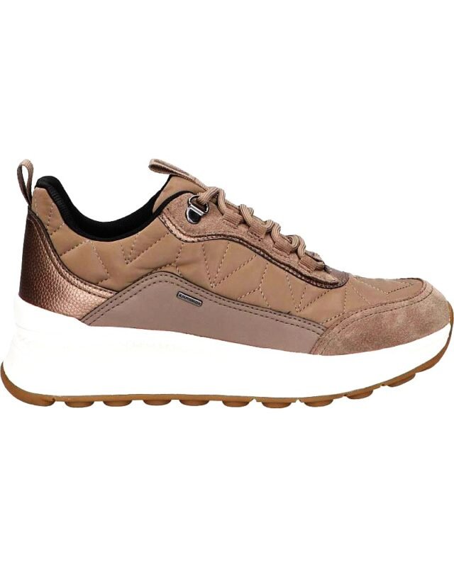 GEOX dámske klinove tenisky SPHERICA D46WPD TAUPE