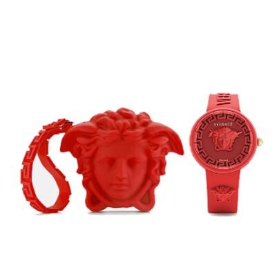 VERSACE Hodinky Dámske MEDUSA POP 3H ČERVENÁ
