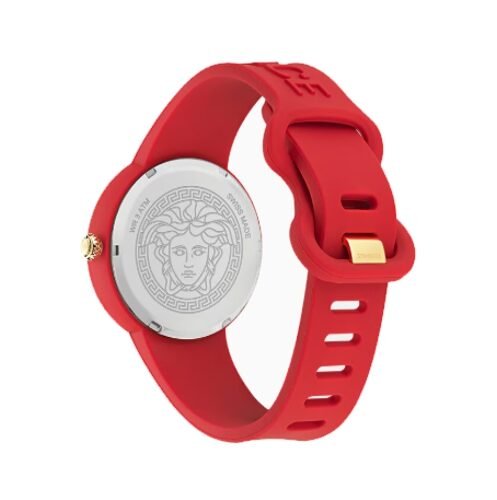 VE6G00723 VERSACE Mod. MEDUSA POP 3H VERSACE CERVENA SILIKONOVA PENaZENKA
