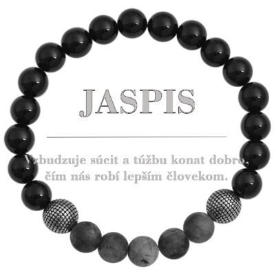 náramok prírodný kameň ONYX Jaspis