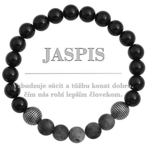 náramok prírodný kameň ONYX Jaspis