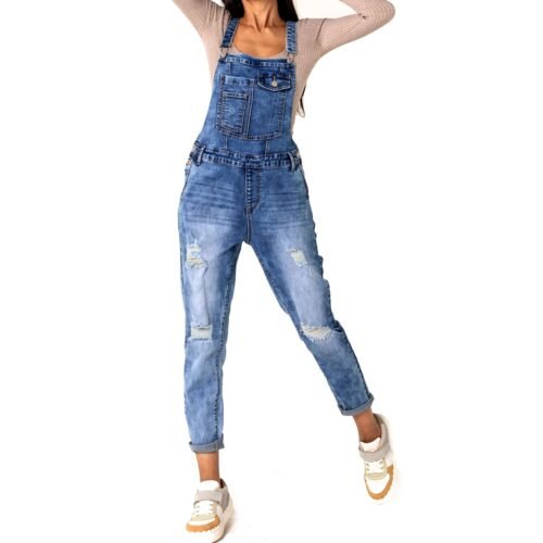 Dámsky overal rifľový rifle na traky