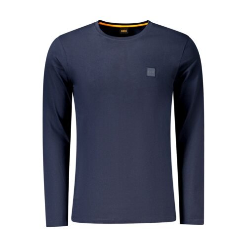 BOSS panske tricko s dlhym rukavom tshirt 50512111TACKS blue