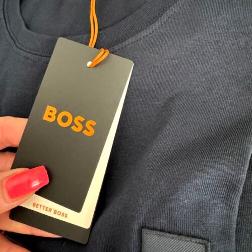 BOSS panske tricko s dlhym rukavom tshirt 50512111TACKS blue