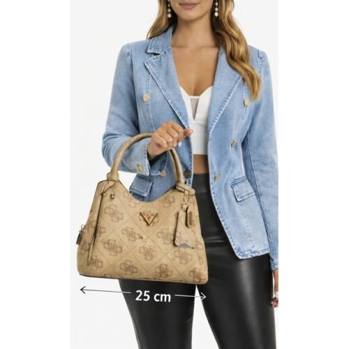 GUESS kabelka do ruky monogram Béžová OS697405_BELATTEL 9 kabelka guess beige monogram OS697405 BELATTEL 1