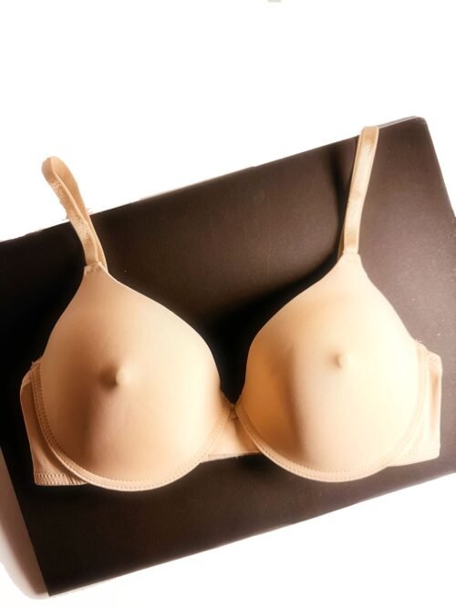 Podprsenka Sexi tvarovacia bra with nipple effect nude – Obrázok 2