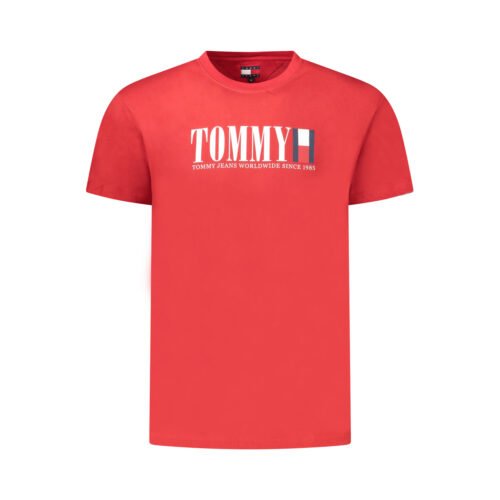 TOMMY HILFIGER JEANS panske tricko tshirt red DM0DM21941