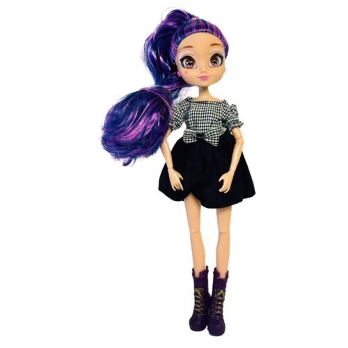 Detska babika BJD Doll Purple Hair Fashion