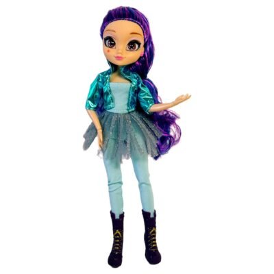 Detska babika BJD Doll Purple Hair Fashion 26cm Anime Pink blue