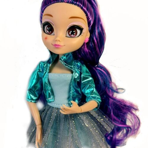 Detska babika BJD Doll Purple Hair Fashion 26cm Anime Pink blue