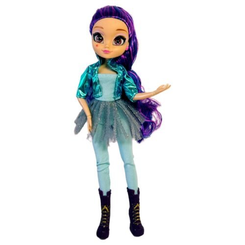 Detska babika BJD Doll Purple Hair Fashion 26cm Anime Pink blue