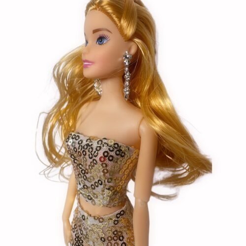 Detska babika s dlhymi vlasmi Doll Blond Fashion 26cm