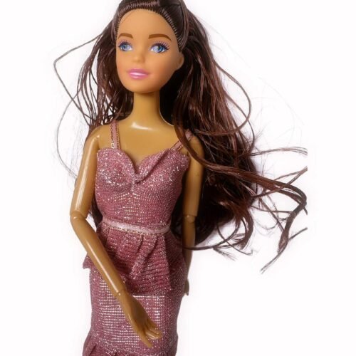 Detska babika Hracka BJD Doll Brunette Hair Fashion 26cm