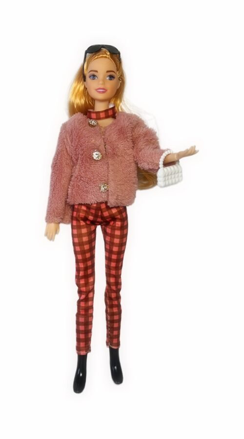 Detska babika s dlhymi vlasmi Doll Blond Fashion 26cm Anime – Obrázok 2