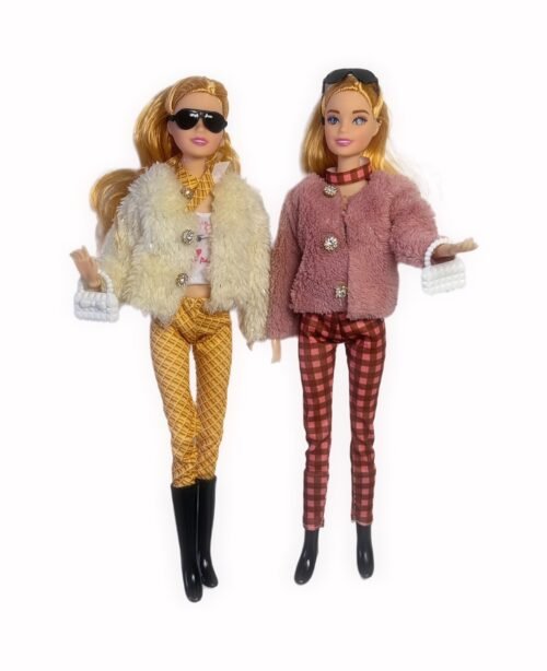 Detska babika s dlhymi vlasmi Doll Blond Fashion 26cm Anime