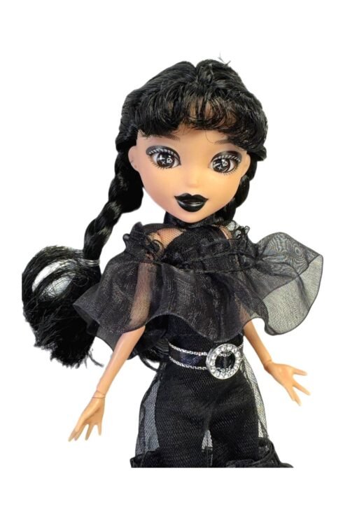 Babika Wednesday Doll Addams Family 26cm Anime black – Obrázok 2