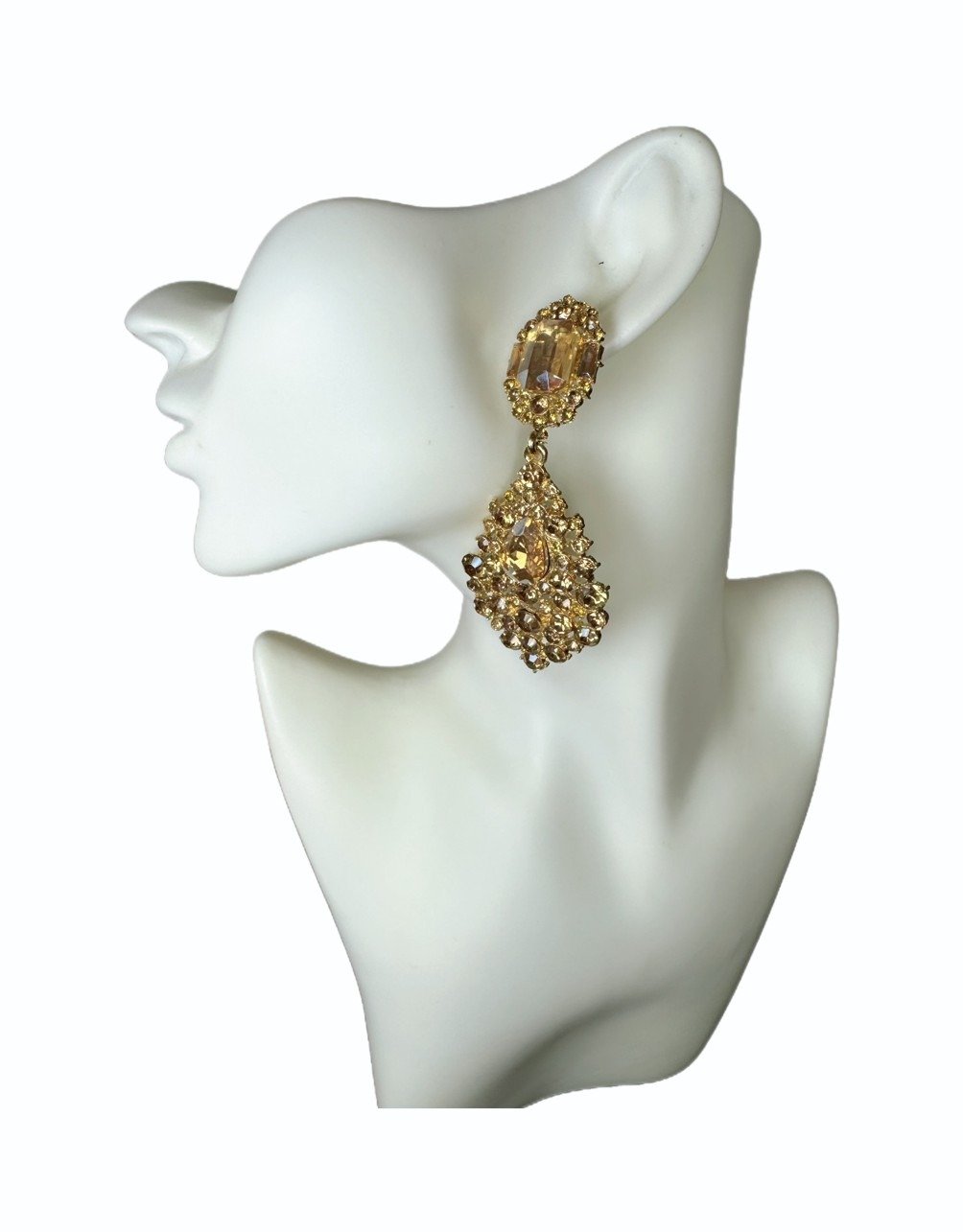 DÁMSKE PARTY VISIACE NÁUŠNICE BIJOUX SPOLOCENSKE 4 Dámske party visiace náušnice bijoux spolocenske