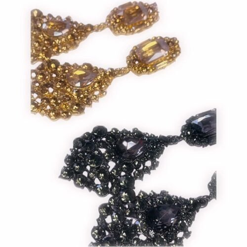 Dámske party visiace náušnice bijoux spolocenske