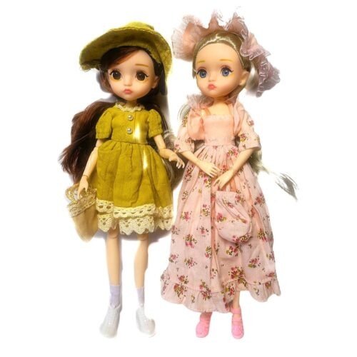 Detska babika s dlhymi vlasmi Doll Fashion 26cm Romance