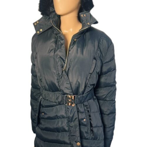 DÁMSKA ZIMNÁ BUNDA PREŠÍVANÁ ČIERNA S KAPUCNOU 7 damska vesta presivana s kapucnou cierna black 4