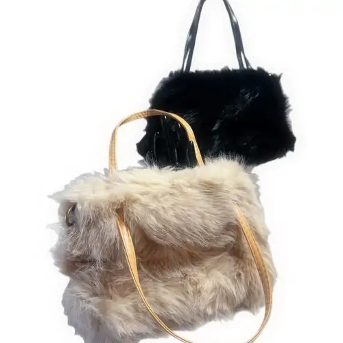 Alternative view of Dámska mini kabelka kožušina handbag kozusinova 045