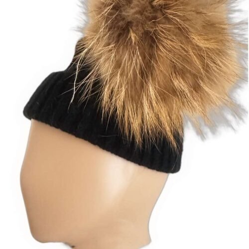 Explore 8 Alternative view of Damska ciapka prava kozusina s brmbolcom