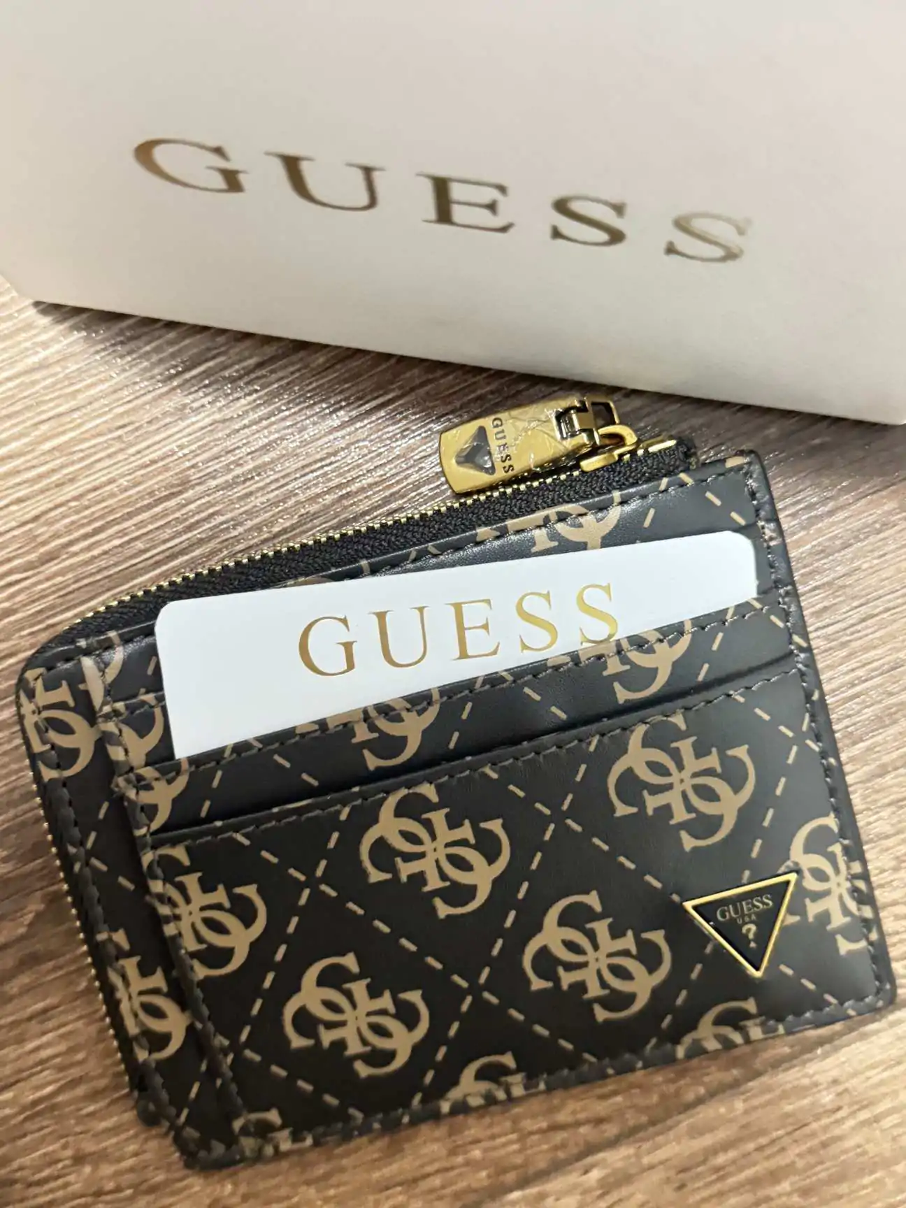GUESS wallet penazenka damska mini RFID SMVELELEA75