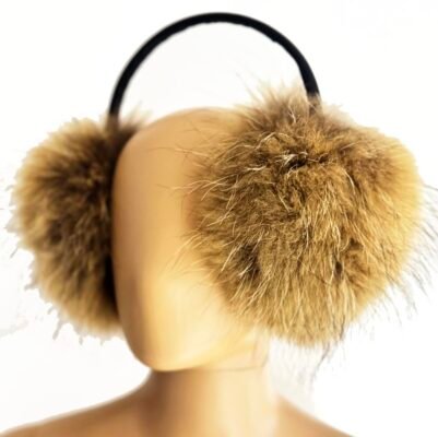 Sluchadla klapky na usi kozusinove prava kozusina