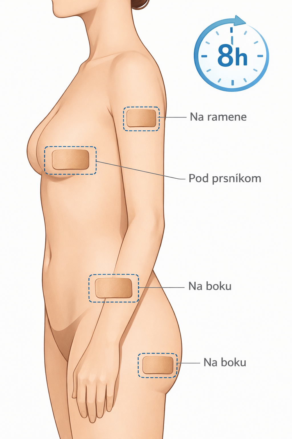 Naplaste pre krajsie prsia Breast firming patches 30ks 6 Spevňujúce a tvarujúce náplasti na dekolt 1