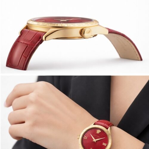 VERSACE Hodinky Dámske VEVC00921 GRECA red