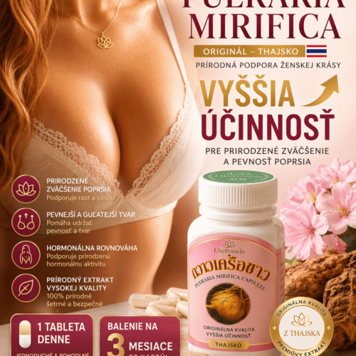 pueraria mirifica thajsko original 100tbl