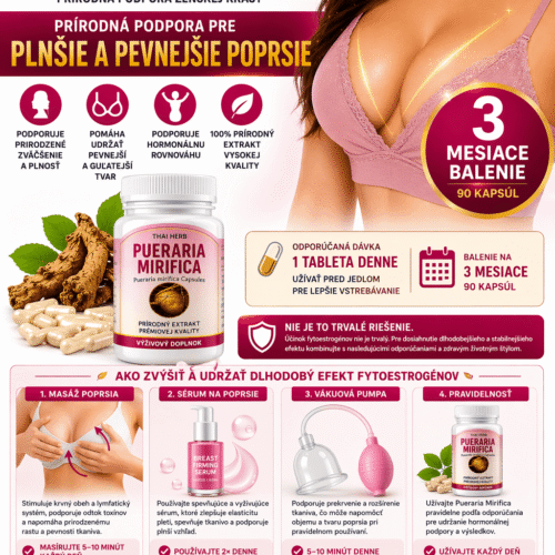 Pueraria Mirifica Thajsko original 100 tbl premium