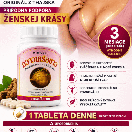 Pueraria Mirifica Thajsko original 100 tbl premium