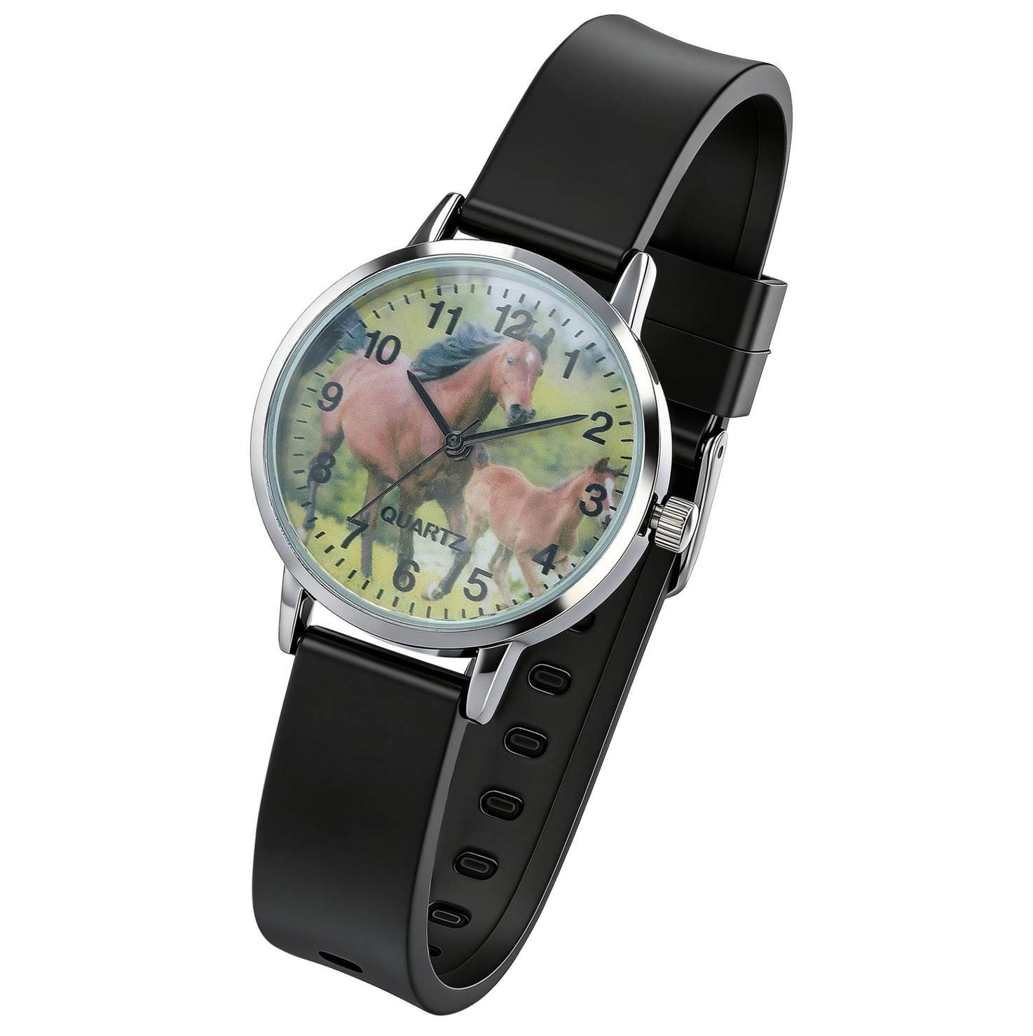 Hodinky dámske dievcernske s konom Horse kon modne 5 Hodinky dámske dievcernske s konom Horse kon modne