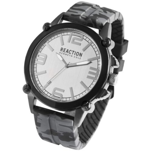 Pánske náramkové hodinky Kenneth Cole Reaction, maskáčové, čierno-sivé