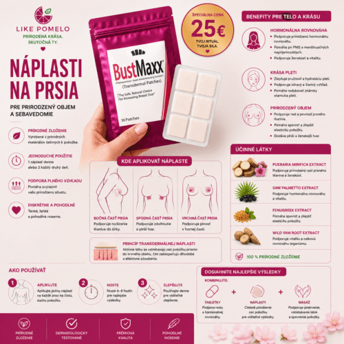 NÁPLASTI NA PRSIA BOOBS PATCHES 30 KS BIELE 9 bustmaxx naplasti na prsia