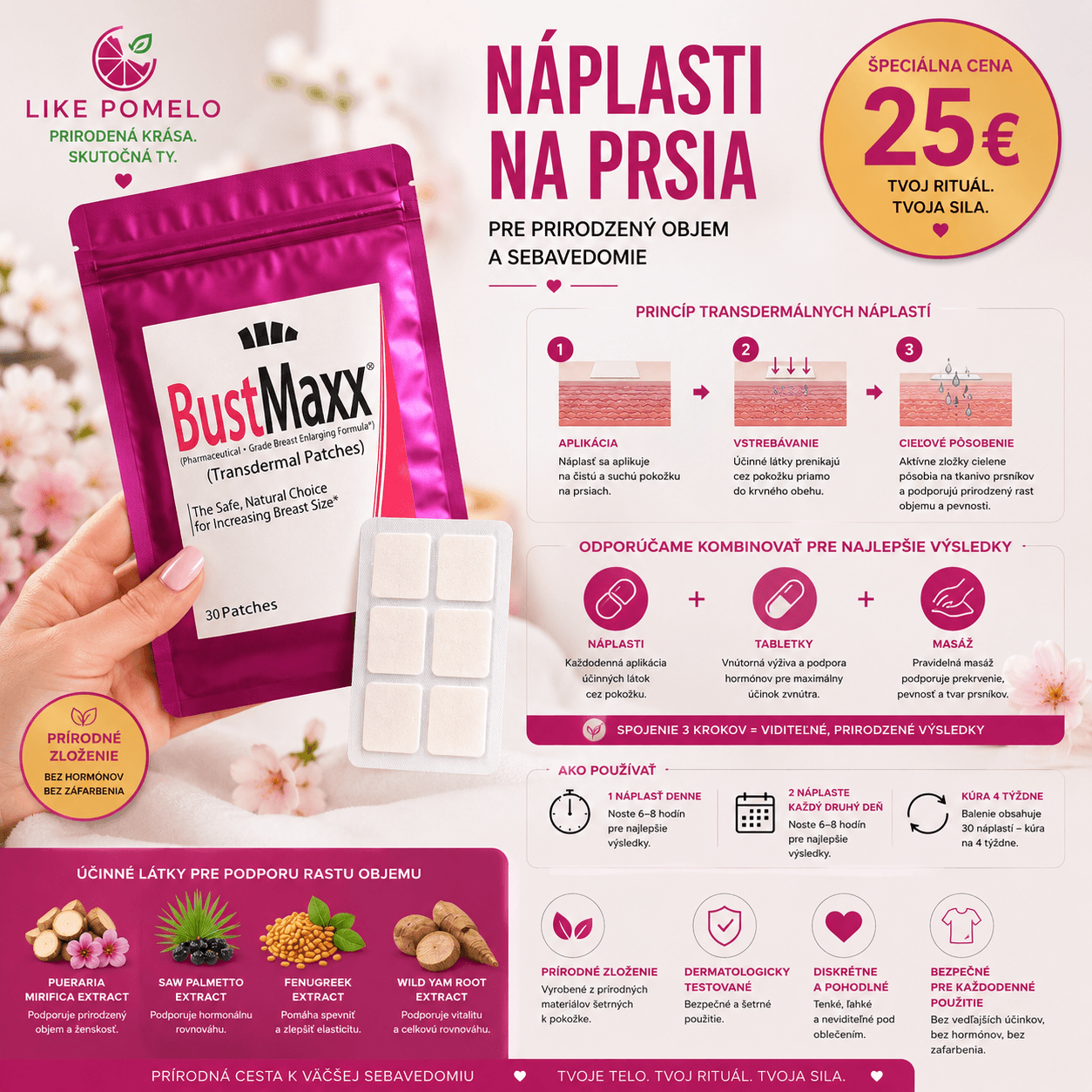 NÁPLASTI NA PRSIA BOOBS PATCHES 30 KS BIELE 5 Náplasti na prsia Boobs Patches 30 ks biele – Obrázok 5
