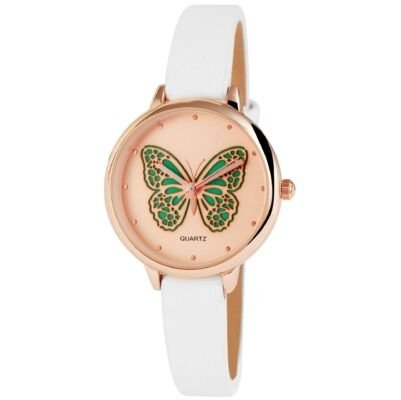 Hodinky dámske módne motyl s motylom butterfly fashion